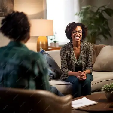 Black, African American therapist
